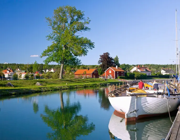 Goetakanal in Borensberg Schweden